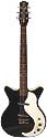 Danelectro DC-59 2 pickup electric guitar, black, 2000