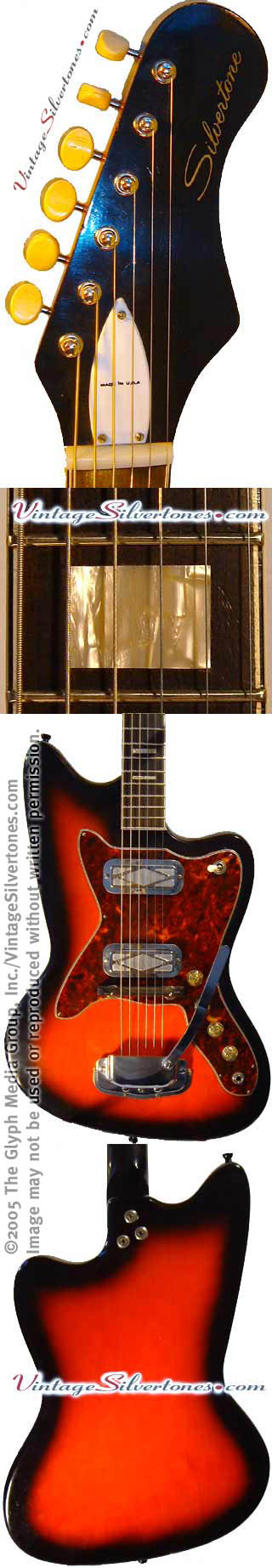 Silvertone 1478L - Harmony Jaguar details