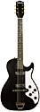 Silvertone 1420L - Harmony Stratotone - 2 pickup, black hollow body electric guitar made in Chicago IL USA 1962 - B-11/2008