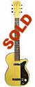 Silvertone-Harmony - model H41-Newport Sunshine Yellow solid body electric guitar