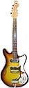 Teisco - EP-10T hollow body electric guitar - 2pickups sunburst