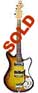 Teisco - EP-10T hollow body electric guitar - 2pickups sunburst