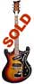 Teisco - Mosrite-style solid body electric guitar - 2pickups sunburst