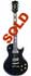 Univox Custom - Les Paul style 2 pickup solid body electric guitar in black