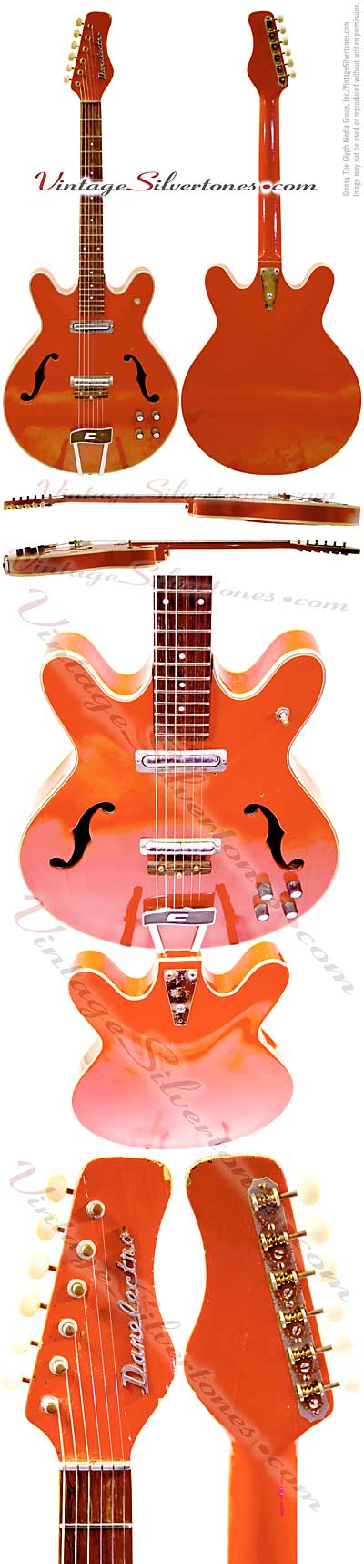Danelectro Coral Firefly red 2pickups