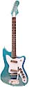 harmony bobcat metal flake bleu finish 2 pickups 2014