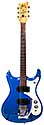 Mosrite Ventures Mark V, blue, 2pu, double cutaway, solid body, Mosrite tailpiece, 1966, California