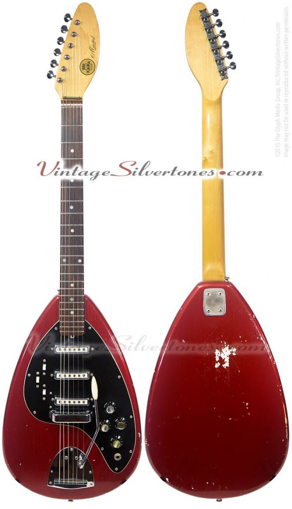 KAPA MINSTREL GUITAR VintageSilvertones