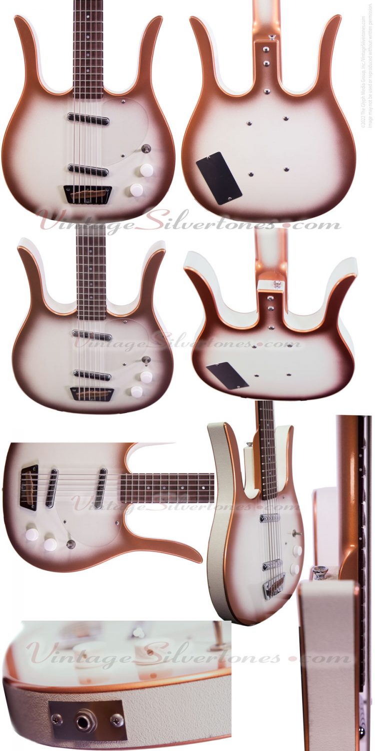 Jerry Jones Longhorn Bass6 electric guitar - body details