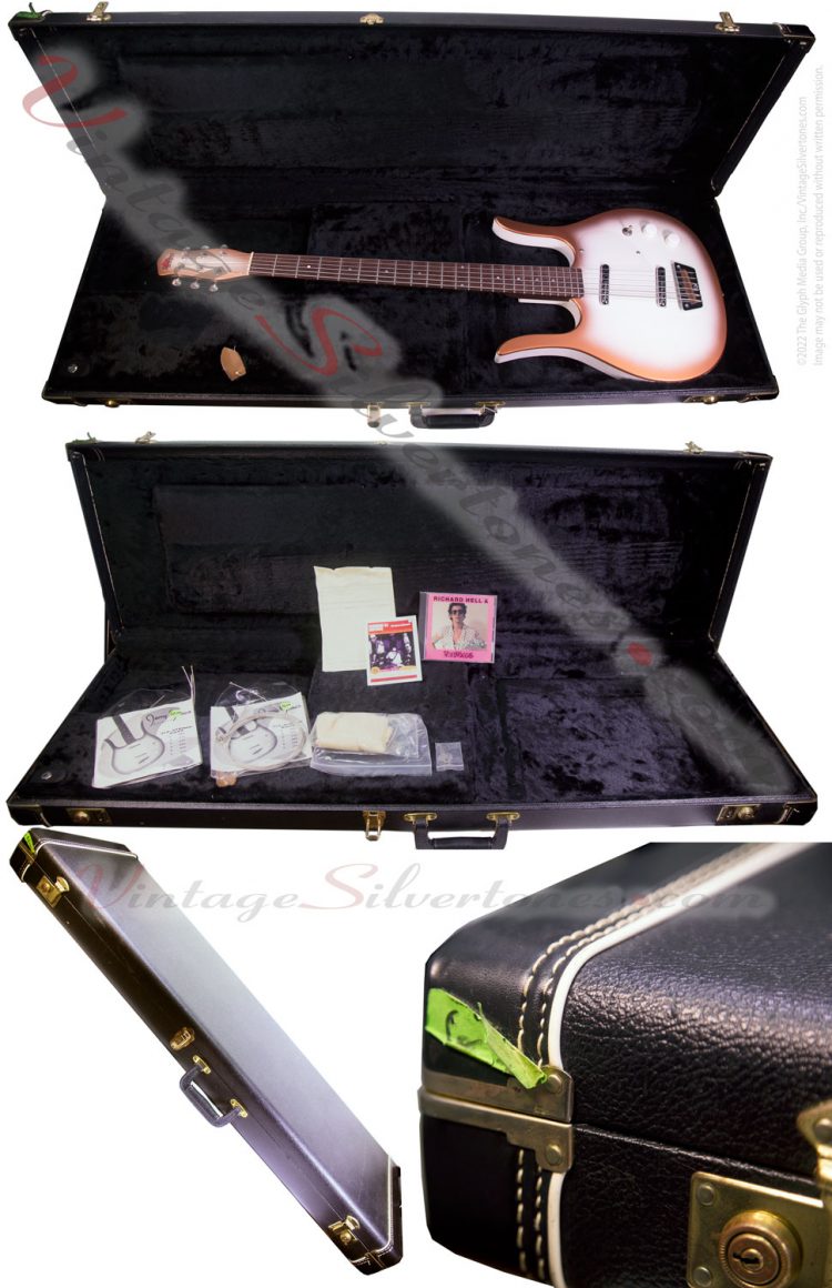 Jerry Jones Longhorn Bass6 electric guitar - case