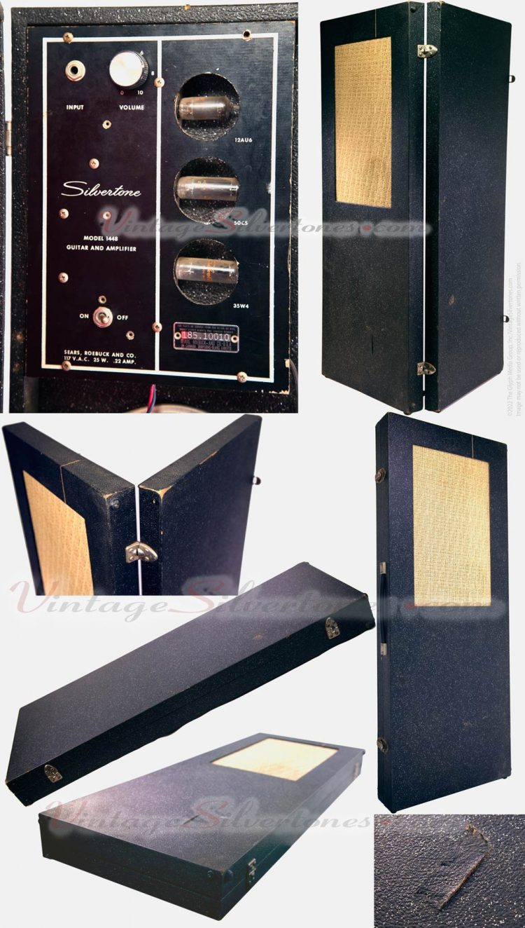 Silvertone 1448 amp-in-case - prototype - amp details