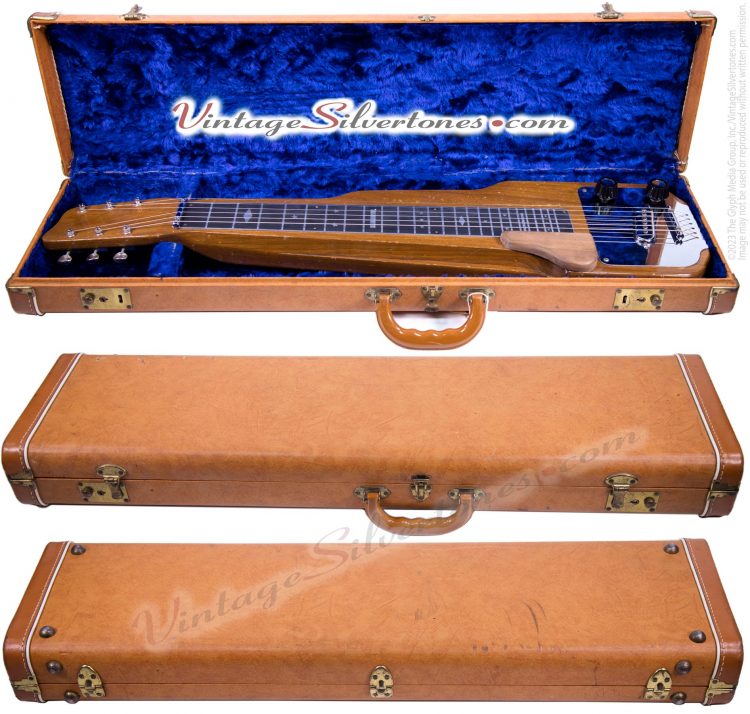 Magnatone G65-6W lap steel guitar - case