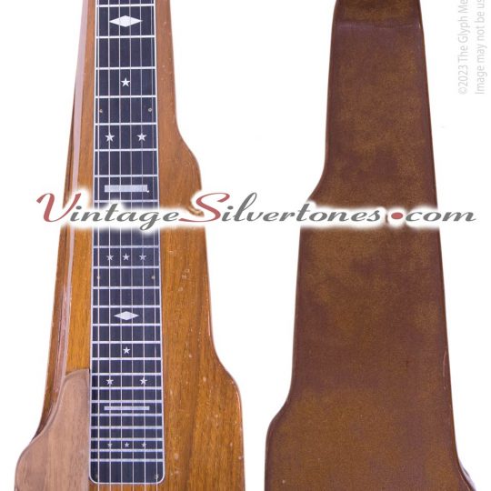 Magnatone G65-6W lap steel guitar - front/back