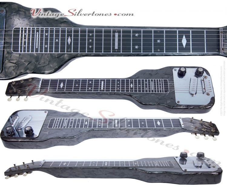 Magnatone G-70W lap steel guitar - body details