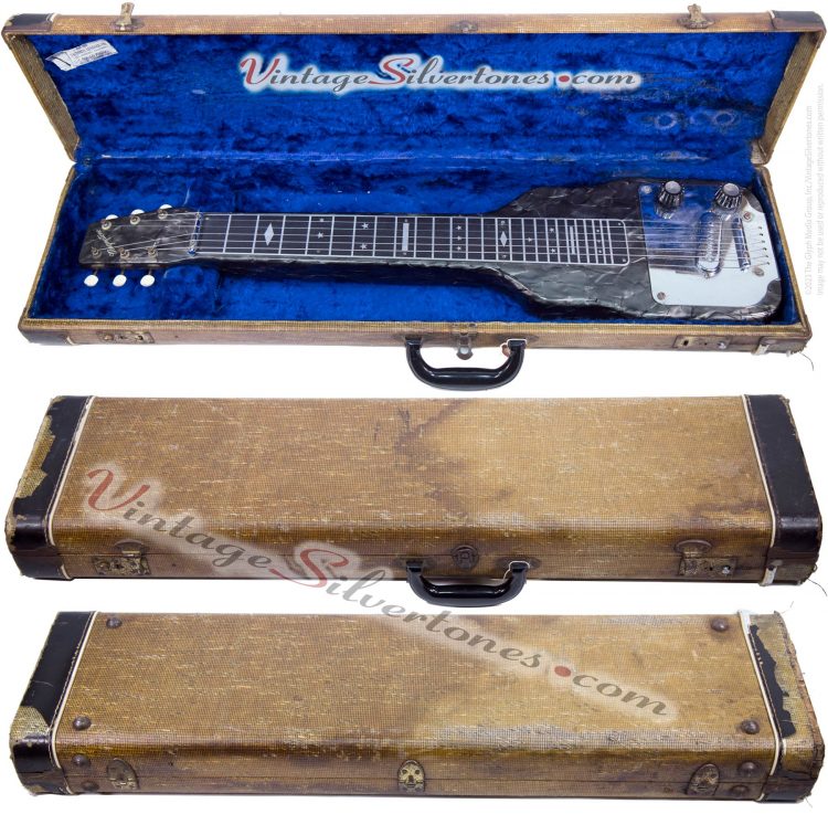 Magnatone G-70W lap steel guitar - case