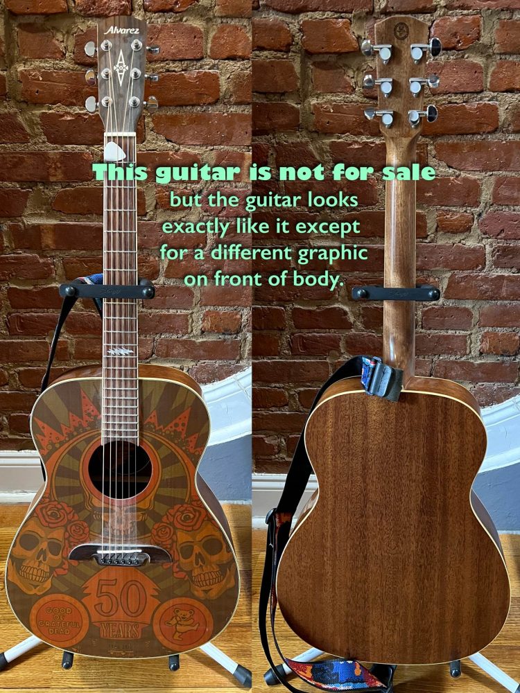 Alvarez Grateful Dead 50th Anniversary Acoustic Guitar