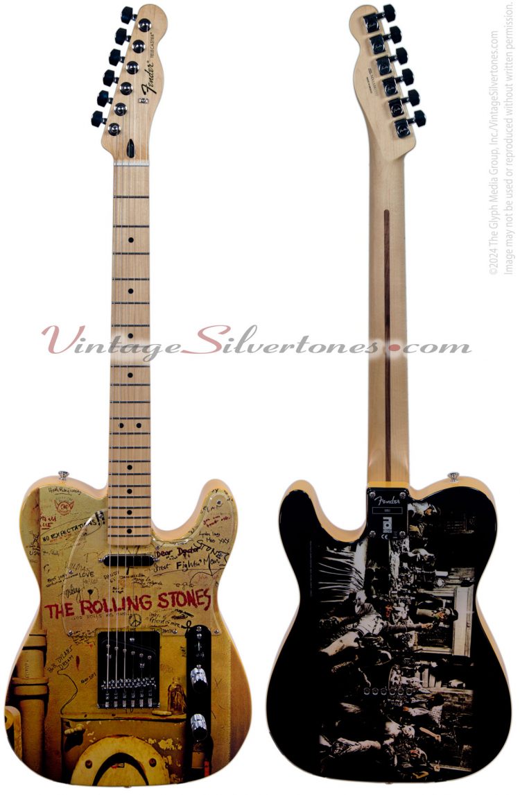 Fender Telecaster Rolling Stones Beggars Banquet limited edition - front-back