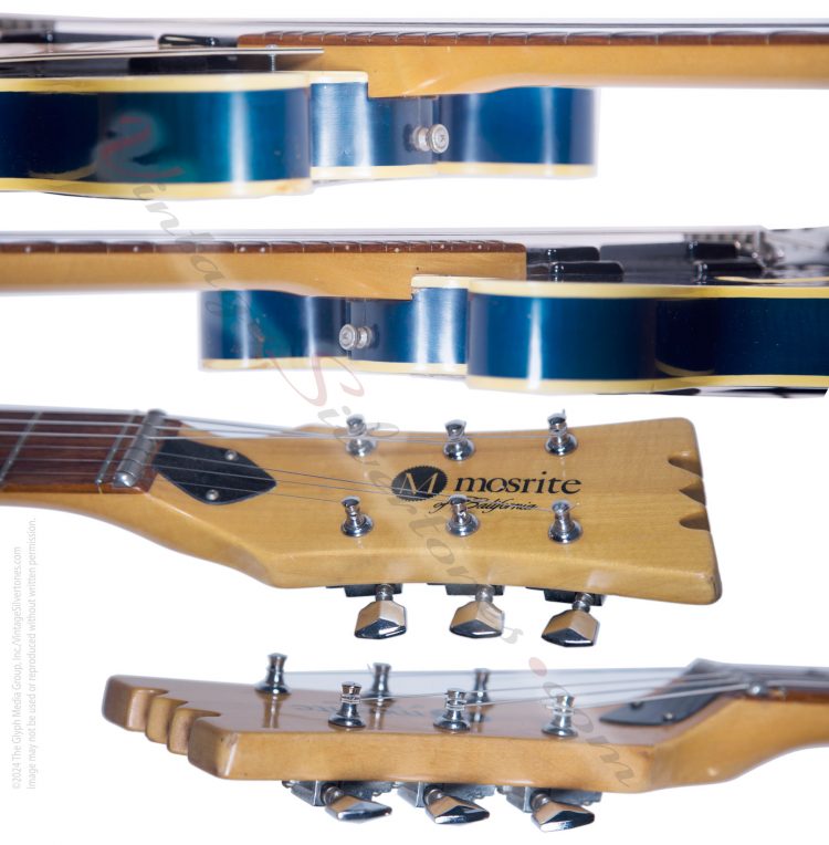 Mosrite Celebrity 3 - 2 pickups, blue circa 1968-details1