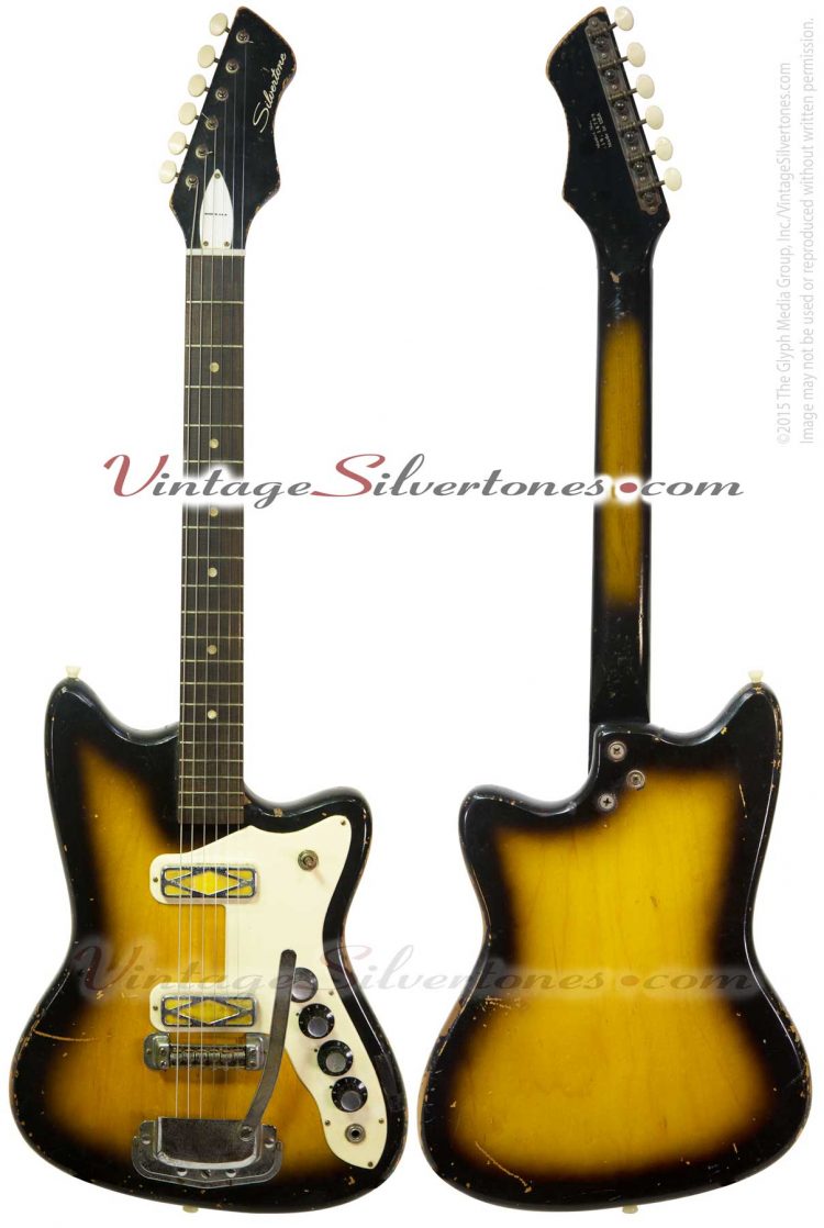 Silvertone 1479 guitar - front back